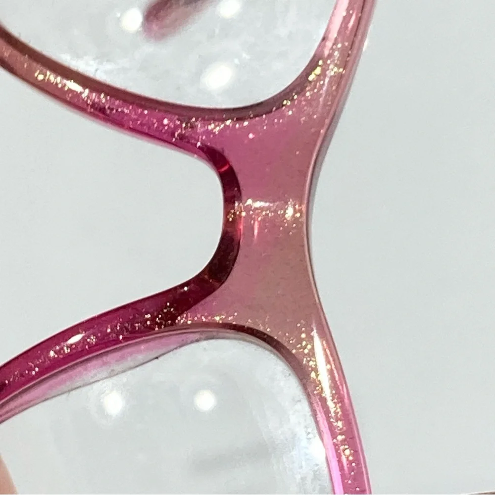 Girls pink sparky Classic Acetate Rectangle Reading Glasses